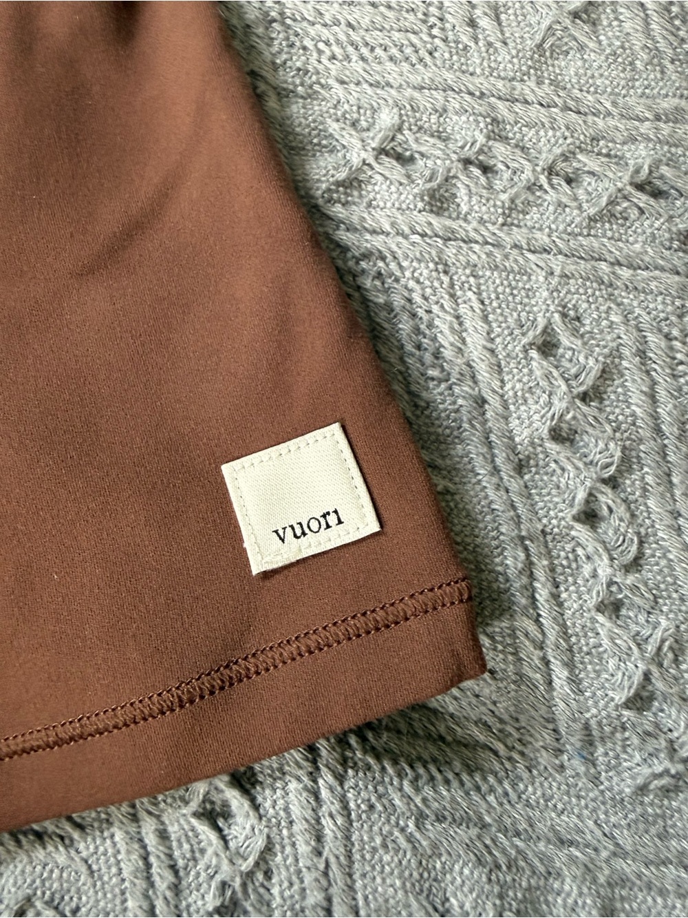 Vuori Villa Tank Brown High Neck Racerback Performance Tank Size Large - Picture 2 of 4